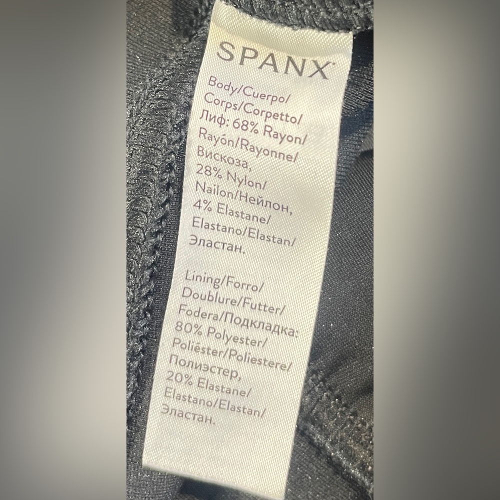 SPANX 20202R The Perfect Black Ponte Ankle Pant Size L - Picture 5 of 10